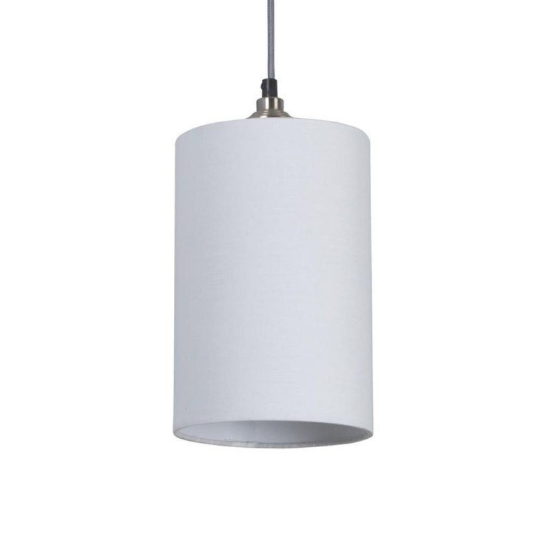 Searchlight-SO701901 - Clyde - Shade Only - 16 cm White Cotton Shade