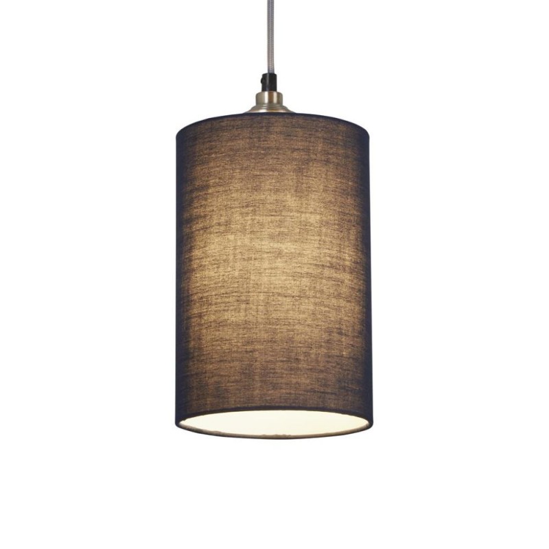 Searchlight-SO701902 - Clyde - Shade Only - 16 cm Navy Cotton Shade