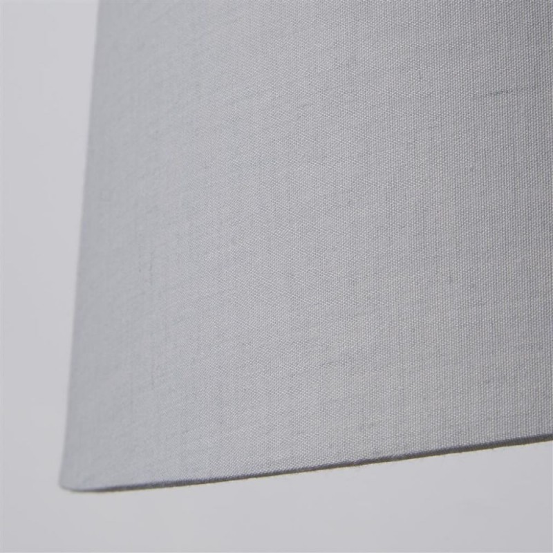 Searchlight-SO701903 - Clyde - Shade Only - 20 cm Light Grey Cotton Shade