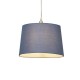 Searchlight-SO701910 - Clyde - Shade Only - 30 cm Blue Cotton Shade