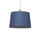 Searchlight-SO701910 - Clyde - Shade Only - 30 cm Blue Cotton Shade