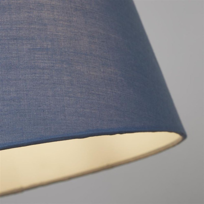 Searchlight-SO701910 - Clyde - Shade Only - 30 cm Blue Cotton Shade