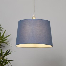 Clyde - Shade Only - 30 cm Blue Cotton Shade