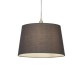 Searchlight-SO701916 - Clyde - Shade Only - 30 cm Charcoal Cotton Shade