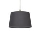 Searchlight-SO701916 - Clyde - Shade Only - 30 cm Charcoal Cotton Shade