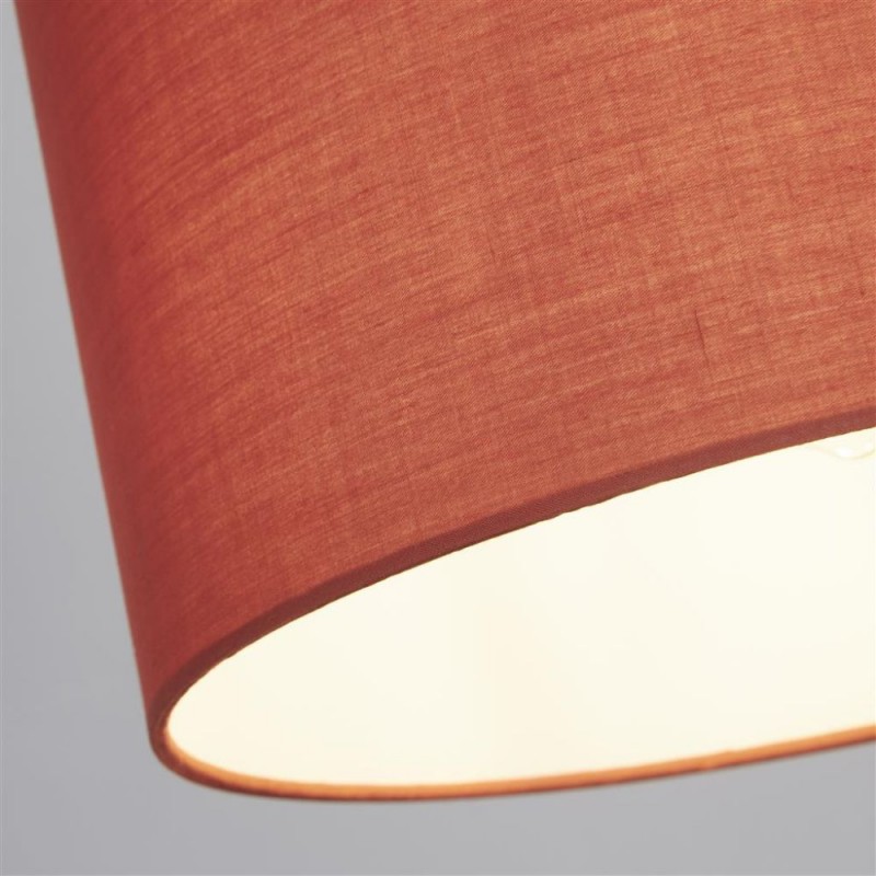 Searchlight-SO701918 - Clyde - Shade Only - 30 cm Terracotta Cotton Shade