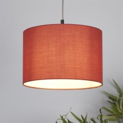 Clyde - Shade Only - 30 cm Terracotta Cotton Shade