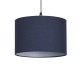 Searchlight-SO701920 - Clyde - Shade Only - 30 cm Navy Cotton Shade