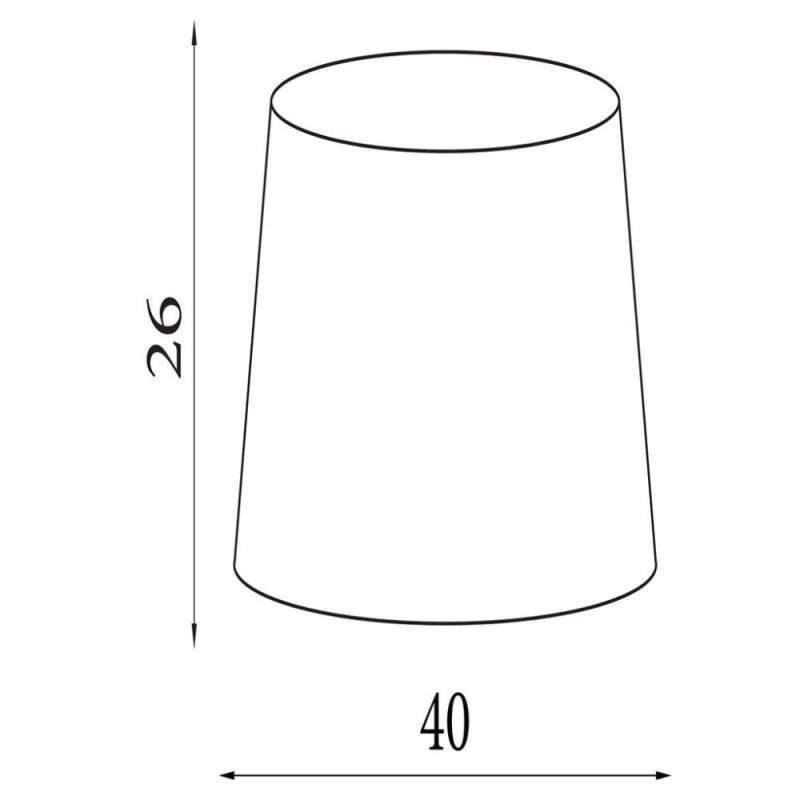 Searchlight-SO701921 - Finn - Shade Only - 40 cm Natural Linen Shade