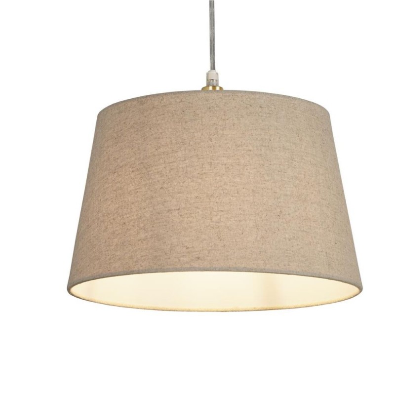 Searchlight-SO701922 - Finn - Shade Only - 30 cm Natural Linen Shade