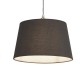 Searchlight-SO701923 - Finn - Shade Only - 30 cm Charcoal Linen Shade