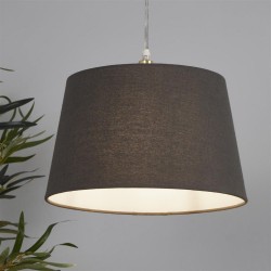 Finn - Shade Only - 30 cm Charcoal Linen Shade