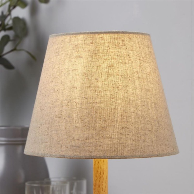 Searchlight-SO701924 - Finn - Shade Only - 20 cm Natural Linen Shade