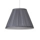 Searchlight-SO701933 - Raye - Shade Only - 30 cm Charcoal Silk Shade