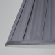 Searchlight-SO701933 - Raye - Shade Only - 30 cm Charcoal Silk Shade