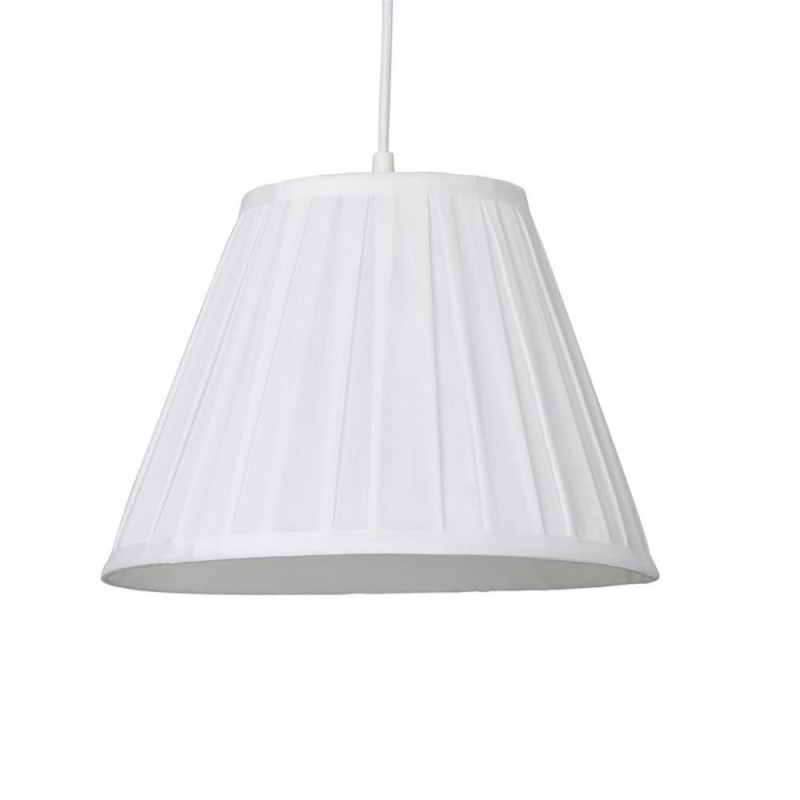 Searchlight-SO701935 - Raye - Shade Only - 30 cm White Silk Shade