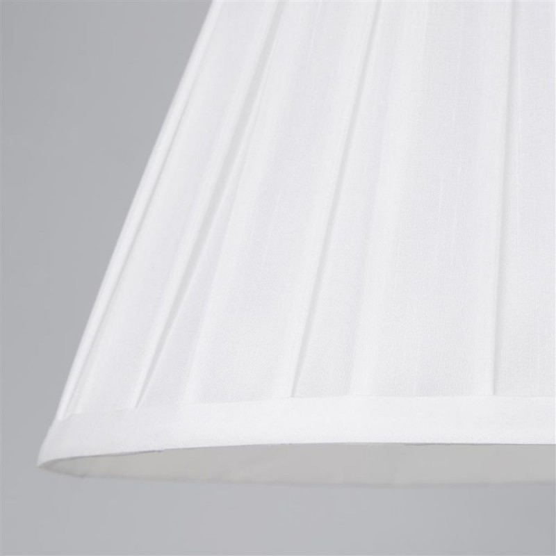 Searchlight-SO701935 - Raye - Shade Only - 30 cm White Silk Shade
