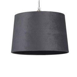 Velvet - Shade Only - 30 cm Charcoal Velvet Shade 