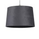 Searchlight-SO701939 - Velvet - Shade Only - 30 cm Charcoal Velvet Shade