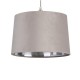 Searchlight-SO701941 - Velvet - Shade Only - 30 cm Mink Velvet Shade with Silver Inner