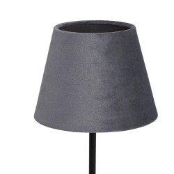 Velvet - Shade Only - 20 cm Charcoal Velvet Shade