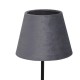 Searchlight-SO701949 - Velvet - Shade Only - 20 cm Charcoal Velvet Shade