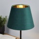 Searchlight-SO701950 - Velvet - Shade Only - 20 cm Emerald Velvet Shade