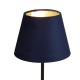 Searchlight-SO701952 - Velvet - Shade Only - 20 cm Navy Velvet Shade