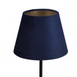 Velvet - Shade Only - 20 cm Navy Velvet Shade
