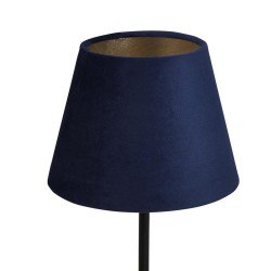 Velvet - Shade Only - 20 cm Navy Velvet Shade