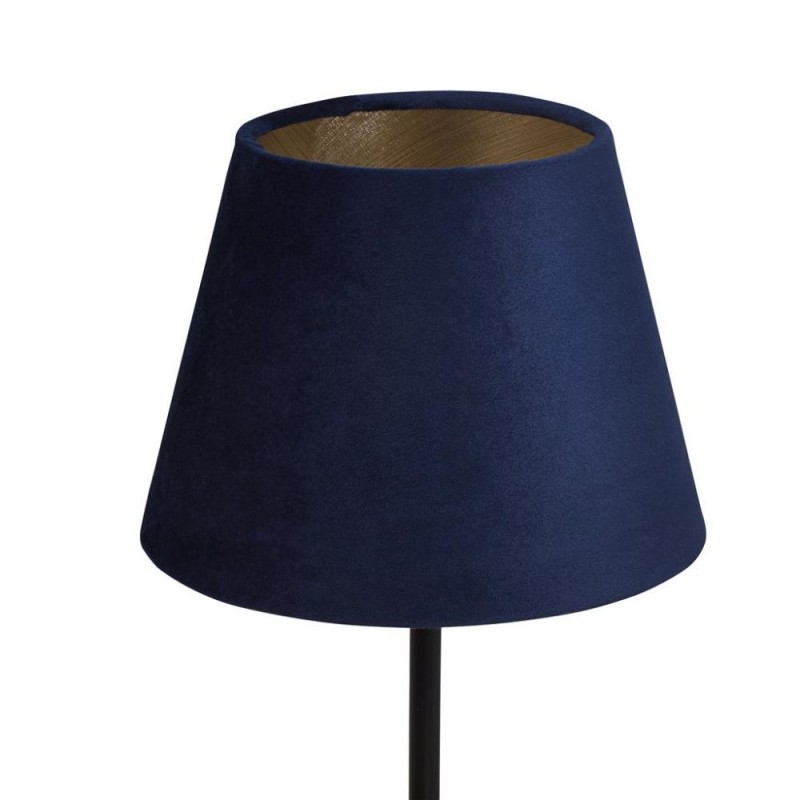 Searchlight-SO701952 - Velvet - Shade Only - 20 cm Navy Velvet Shade