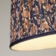 Searchlight-SO701954 - Vintage - Shade Only - 30 cm Vintage Print Navy Shade