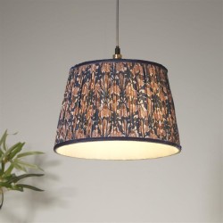 Vintage - Shade Only - 30 cm Vintage Print Navy Shade