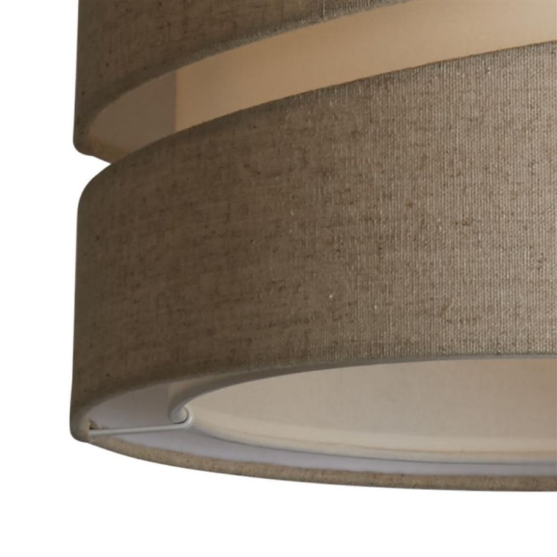 Searchlight-SO701978 - Finn - Shade Only - 28 cm Oatmeal & White Two Tier Shade