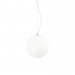 Mapa Bianco - White Pendant with White Glass ∅ 30 cm Mapa Bianco - White Pendant with White Glass ∅ 30 cm