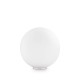 IdealLux-009131 - Mapa Bianco -  White Table Lamp ∅ 30 with Globe Glass