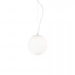 Mapa Bianco -  White Pendant with White Glass ∅ 20 cm Mapa Bianco -  White Pendant with White Glass ∅ 20 cm