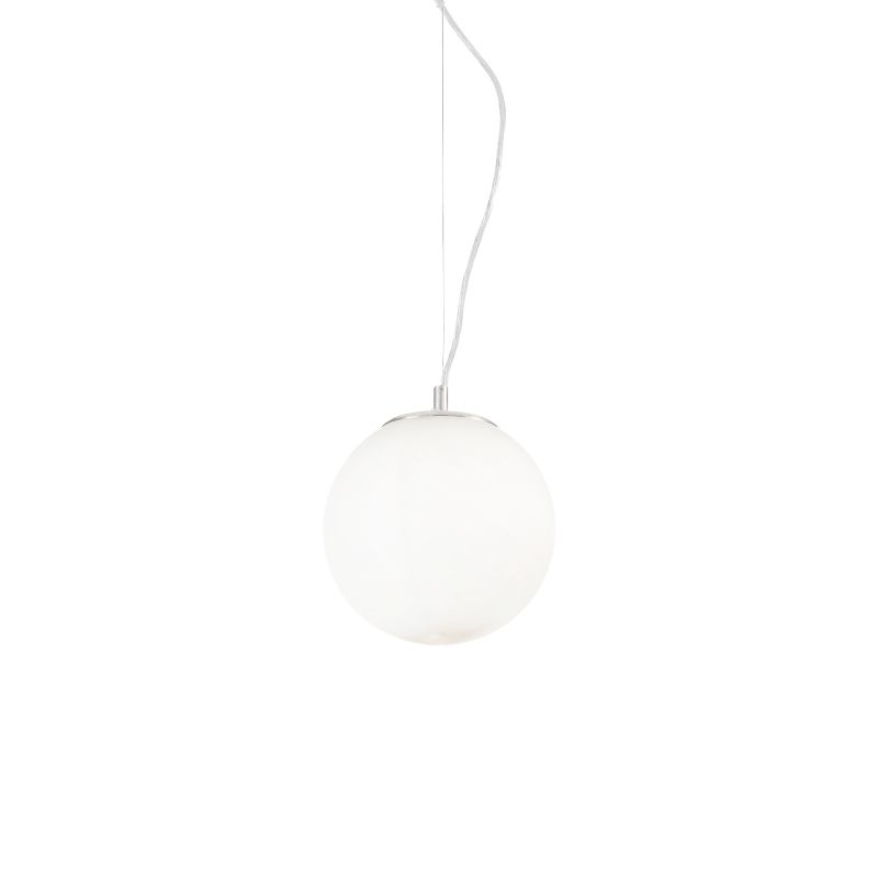 IdealLux-009148 - Mapa Bianco -  White Pendant with White Glass ∅ 20 cm