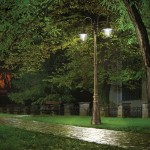 Cima - Outdoor Black & Gold 2 Light Post with Clear Diffuser Cima - Outdoor Black & Gold 2 Light Post with Clear Diffuser