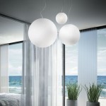 Mapa Bianco - White Pendant with White Glass ∅ 50 cm Mapa Bianco - White Pendant with White Glass ∅ 50 cm