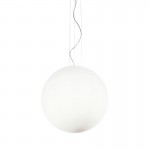 Mapa Bianco - White Pendant with White Glass ∅ 50 cm Mapa Bianco - White Pendant with White Glass ∅ 50 cm