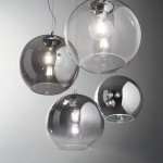 Nemo - Chrome Pendant with Clear Glass Ø 40 cm Nemo - Chrome Pendant with Clear Glass Ø 40 cm