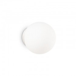Mapa Bianco -  White Wall Lamp with White Glass ∅ 15 cm Mapa Bianco -  White Wall Lamp with White Glass ∅ 15 cm