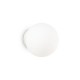 IdealLux-059808 - Mapa Bianco -  White Wall Lamp ∅ 15 with Globe Glass