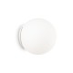 IdealLux-059822 - Mapa Bianco -  White Wall Lamp with White Glass ∅ 30 cm