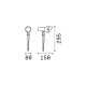 IdealLux-106205 - Terra - Outdoor White Spike Spot