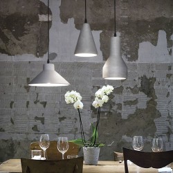 Oil - Grey Concrete Pendant ∅ 15 cm