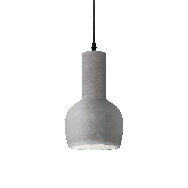 IdealLux-110431 - Oil - Grey Concrete Pendant ∅ 14 cm