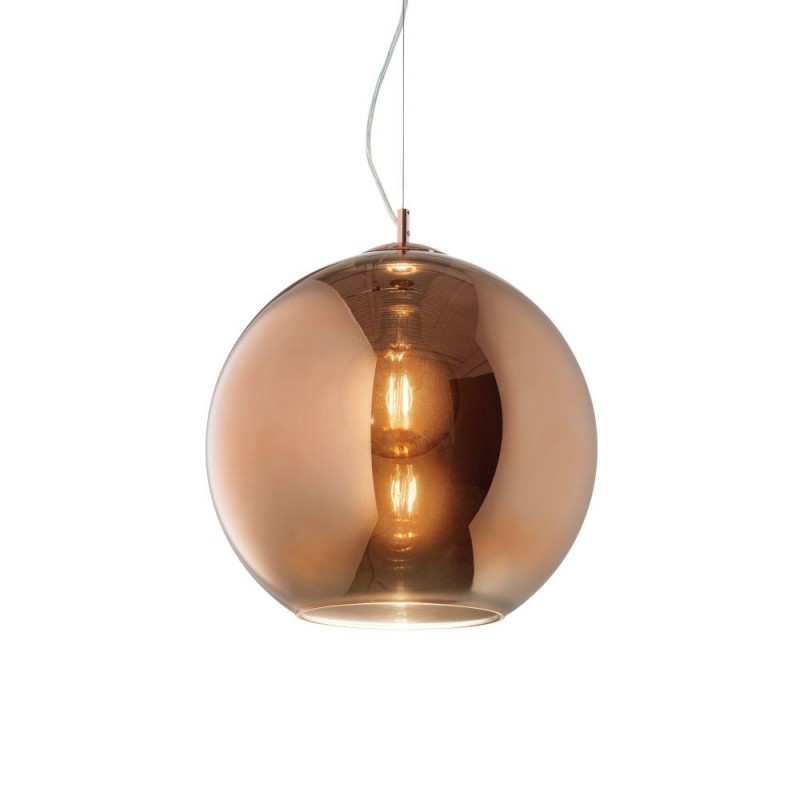 IdealLux-111919 - Nemo - Copper Glass Pendant Ø 40 cm