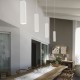 IdealLux-126913 - Look Square - Matt Black Pendant Ø 6 cm
